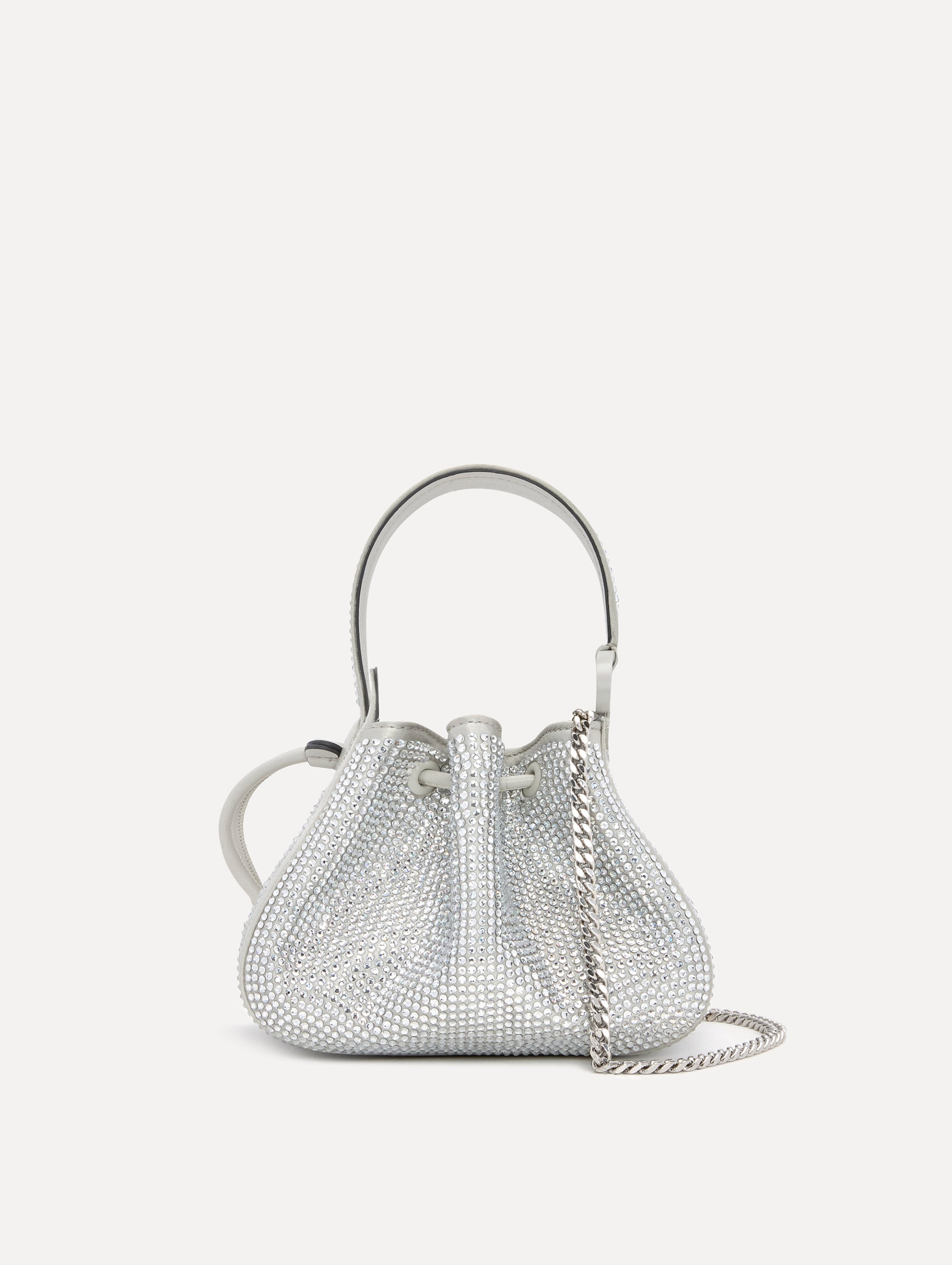 Nano Crystal Pavé O Handle Bag Back View