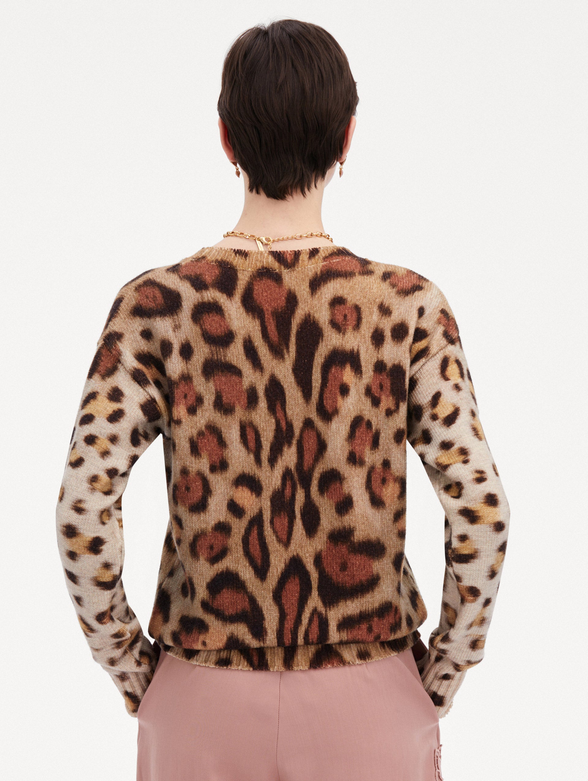 Jaguar Ombre Pullover Back View