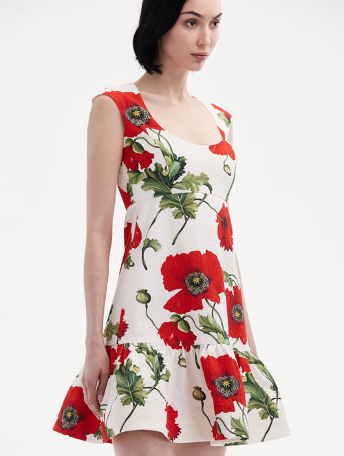 Poppy Cotton Cloqué Dress Zoom View