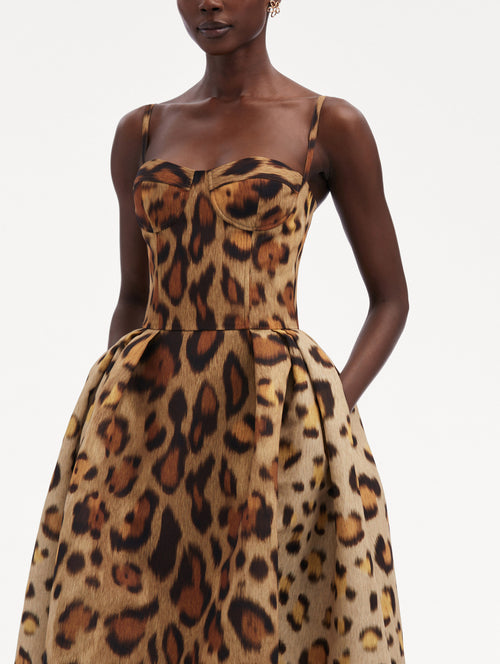 Jaguar Faille Cocktail Dress Zoom View