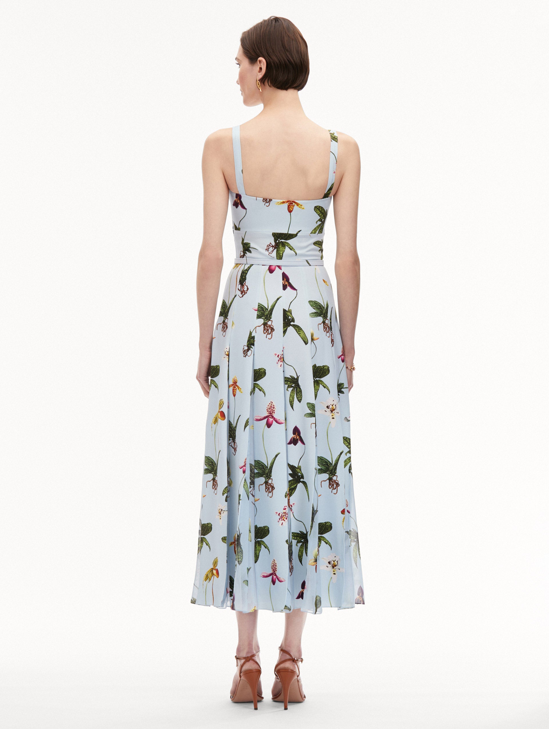 Orchid Cady Inset Maxi Dress
Back View