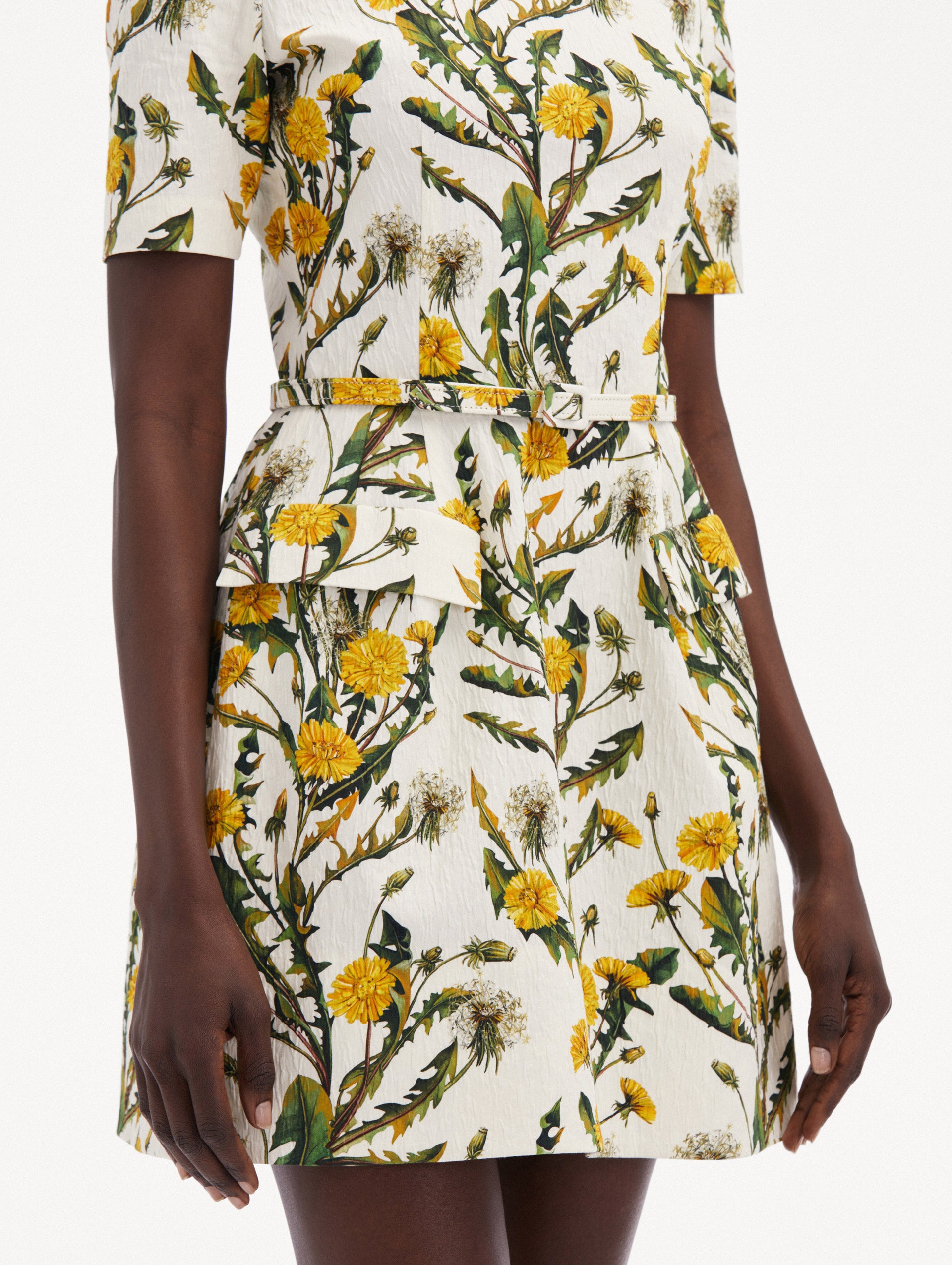 Dandelion Cotton Cloque Dress
