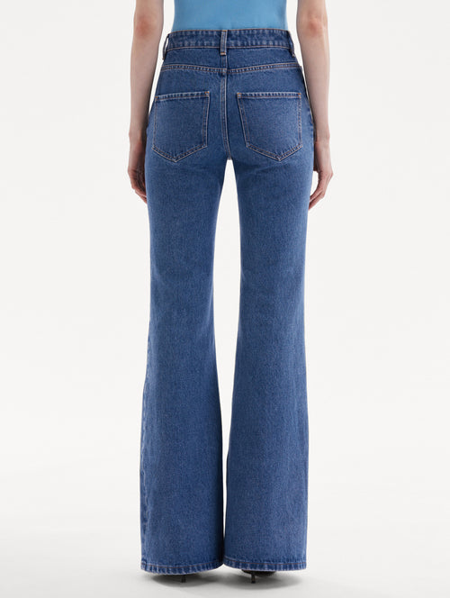 Boot Cut Jeans Back View