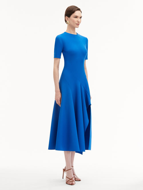 Wave Detail Midi Dress
Side View