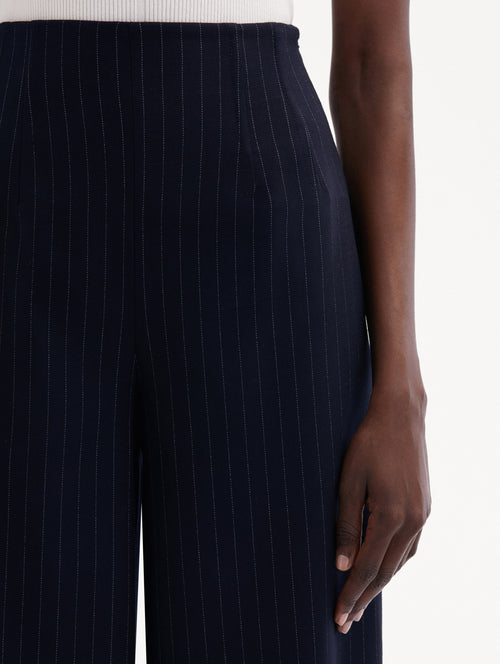 Pinstriped Wide Leg Pant Zoom View