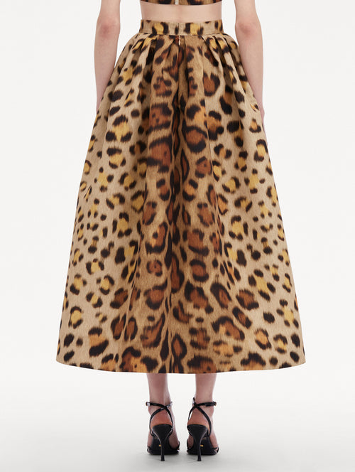 Jaguar Faille Skirt Back View