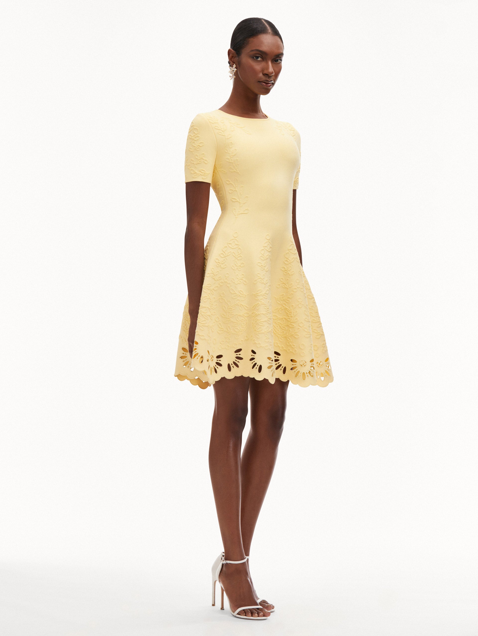 Eyelet Jacquard Dress Side View