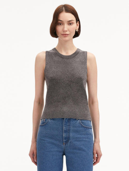 Wool-Blend Tank Front View