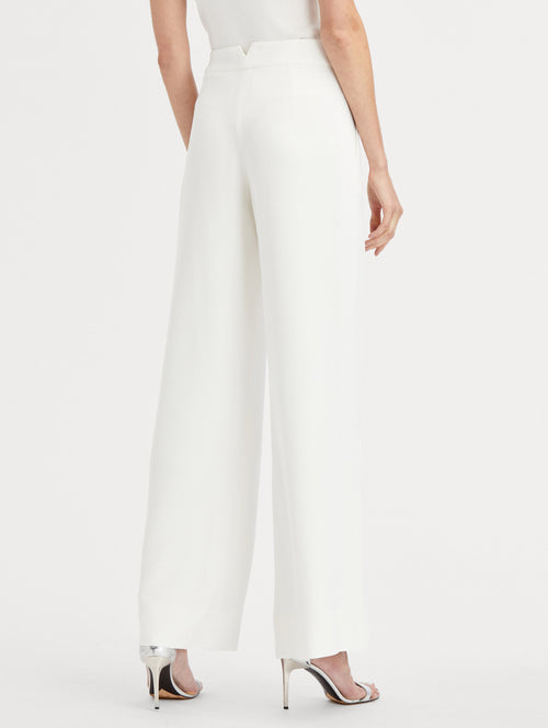 High Waisted Wide Leg Pant Back View