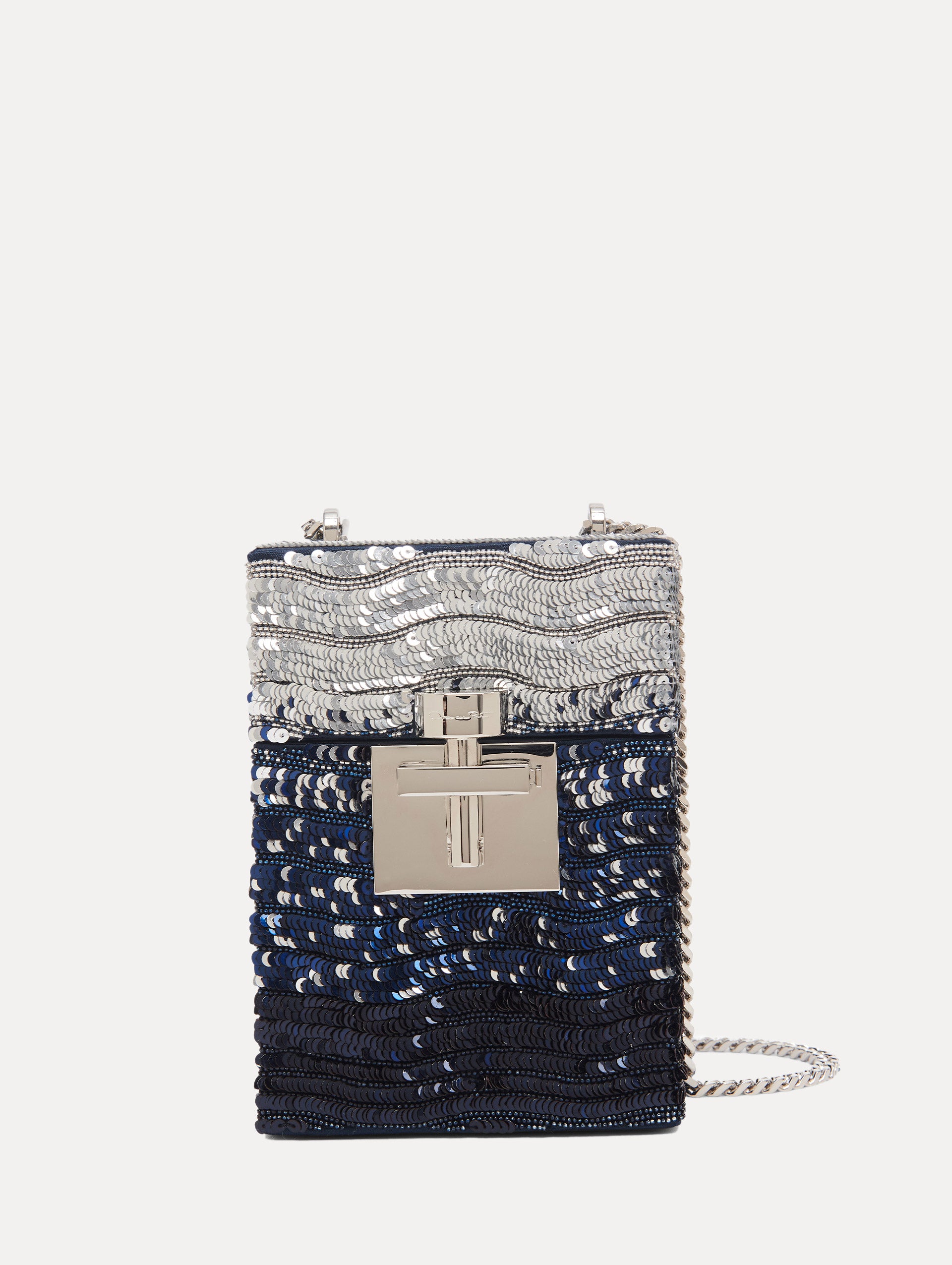 Ombré Sequin Alibi Top Handle Bag Front View