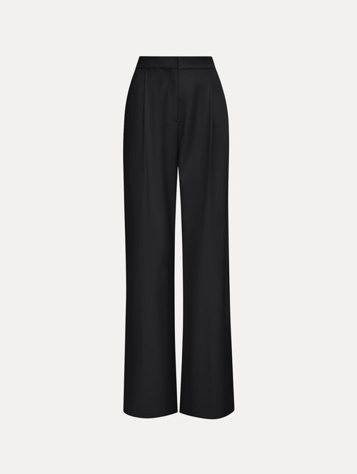 Wide Leg Suiting Pant Front View