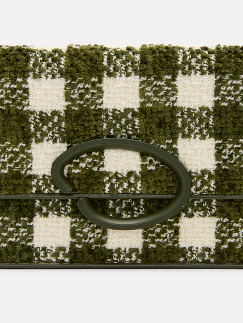 Chenille Check Tweed O Pochette Zoom View