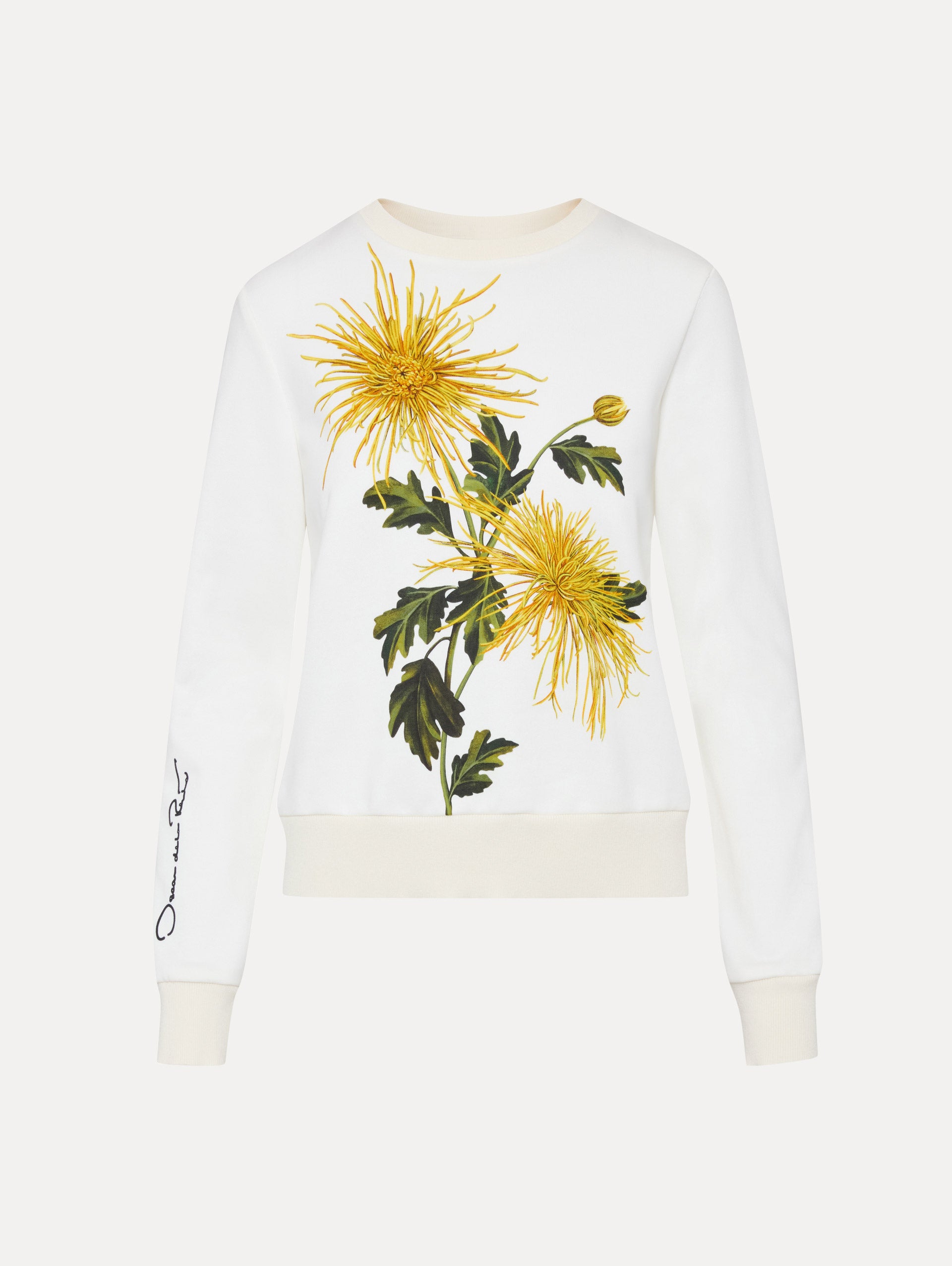 Chrysanthemum Jersey Pullover Front View