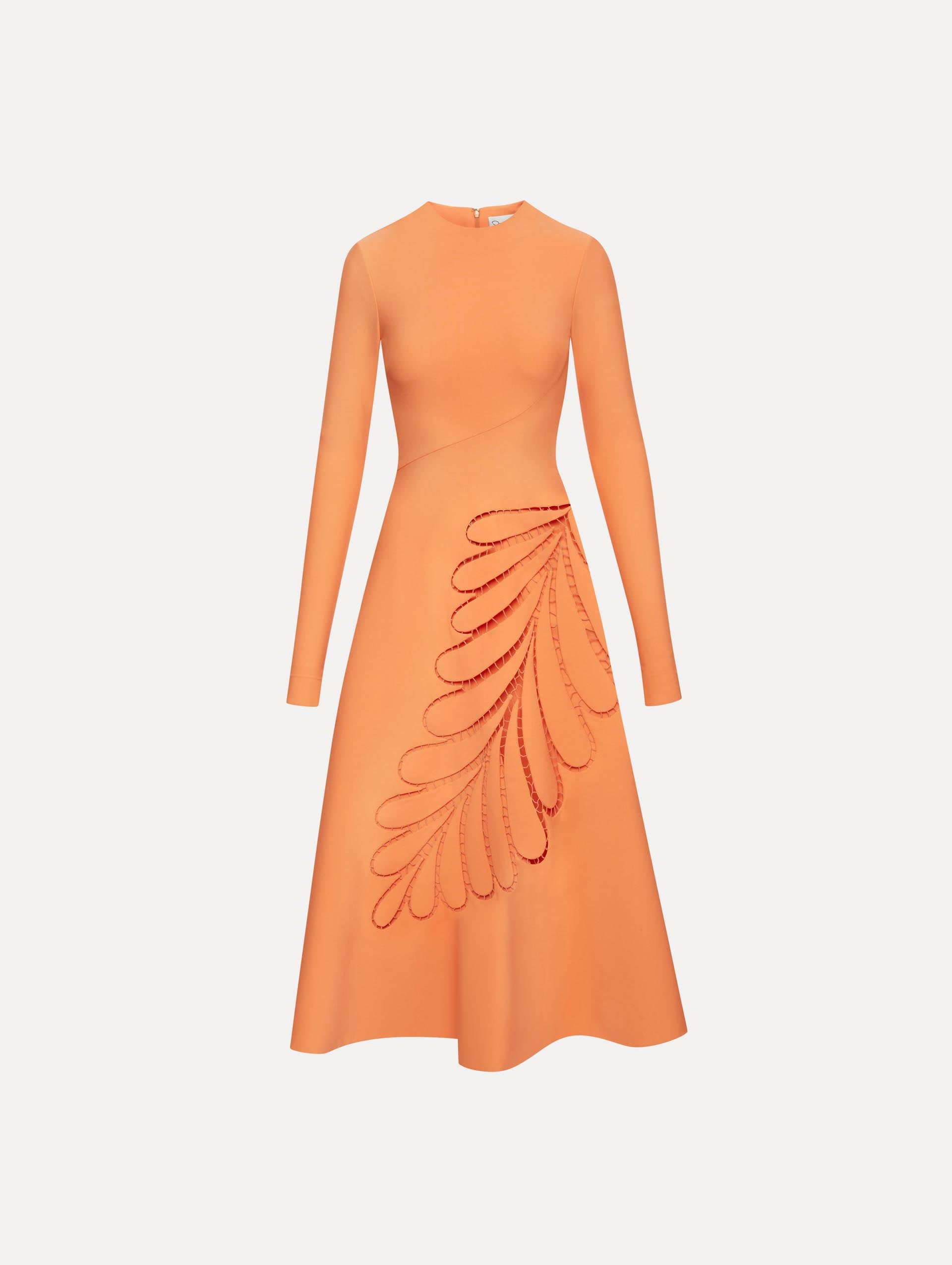 Fern Cutout Midi Dress Front View