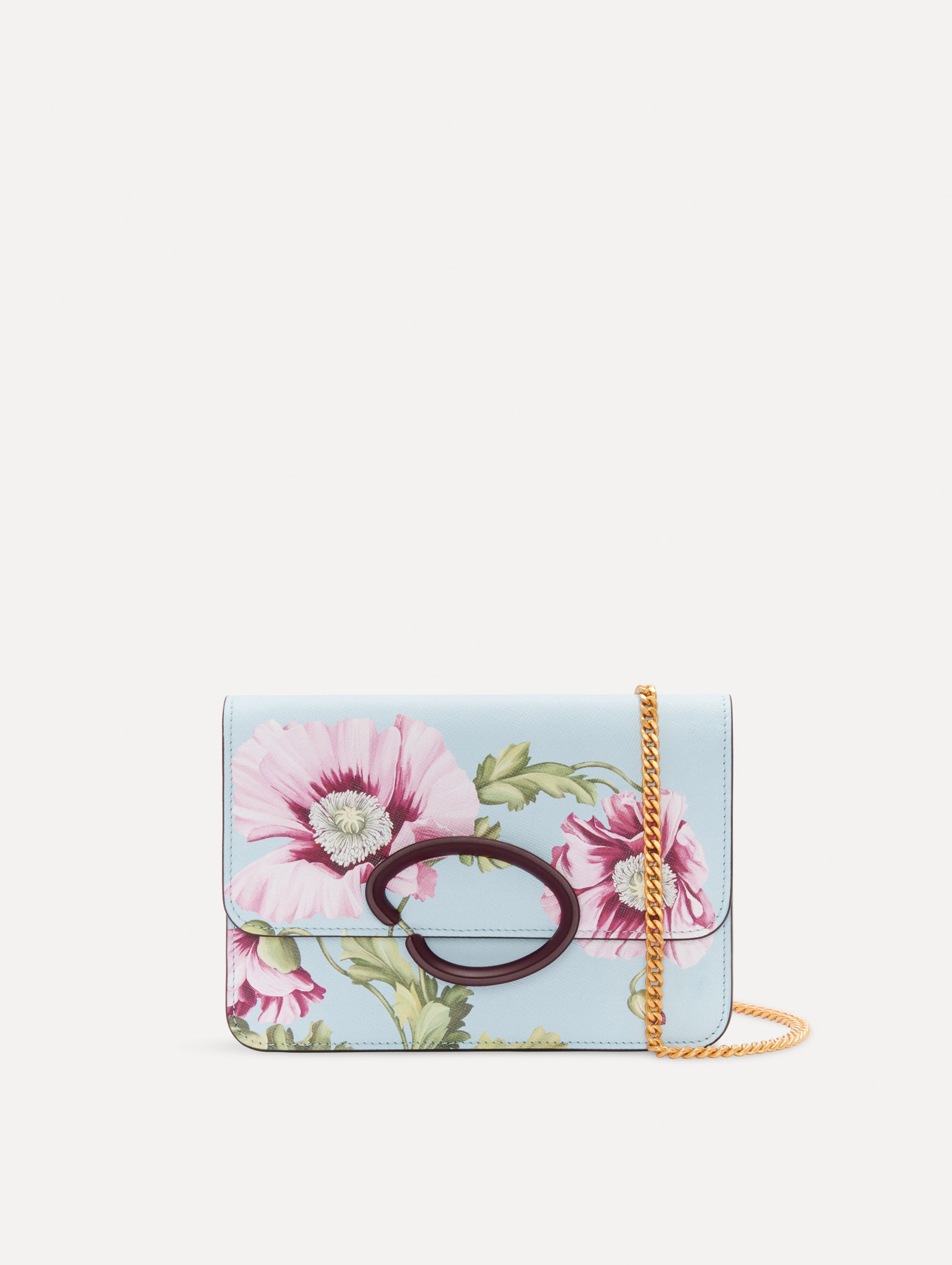 Poppy Printed O Pochette Front View