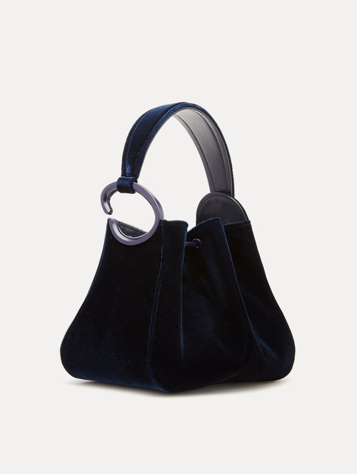 Velvet O Handle Bag Front View