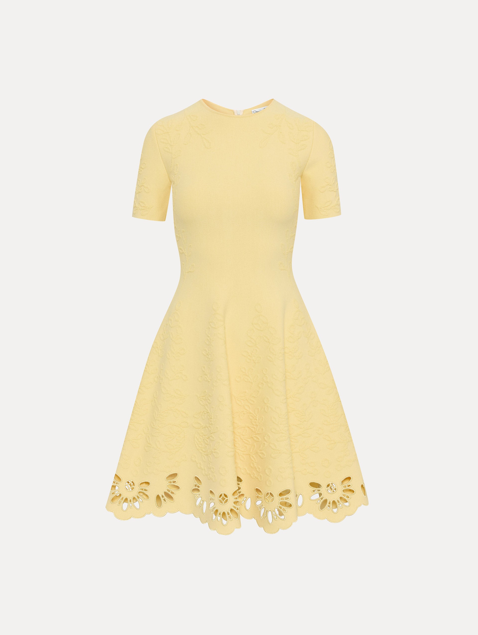 Eyelet Jacquard Dress Front View