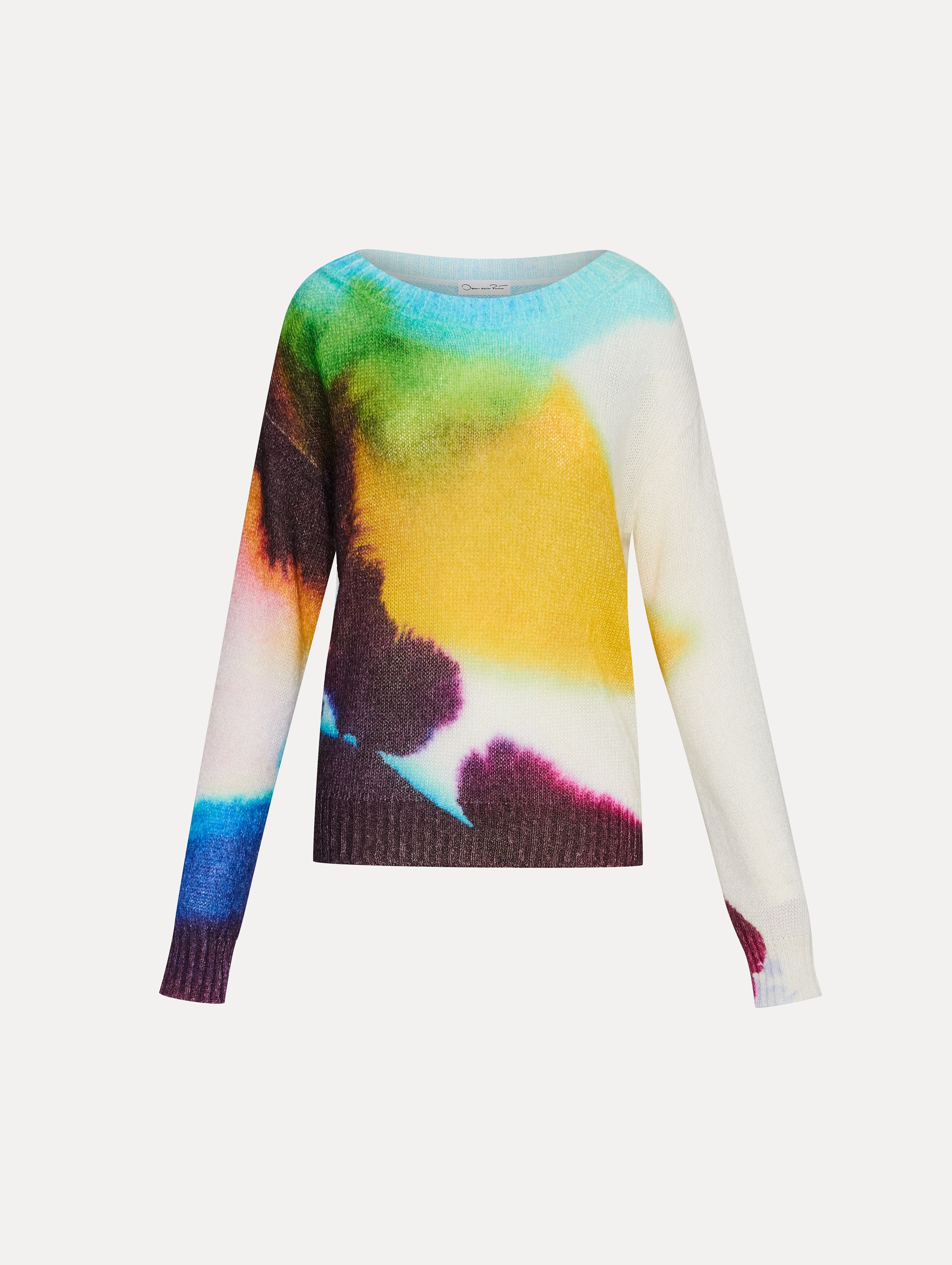 Abstract Watercolor Pullover
Front View