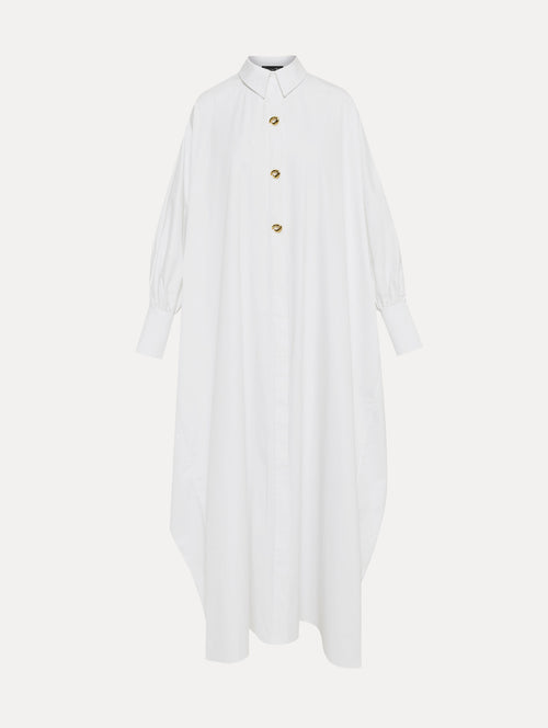 Cotton Poplin Caftan Front View