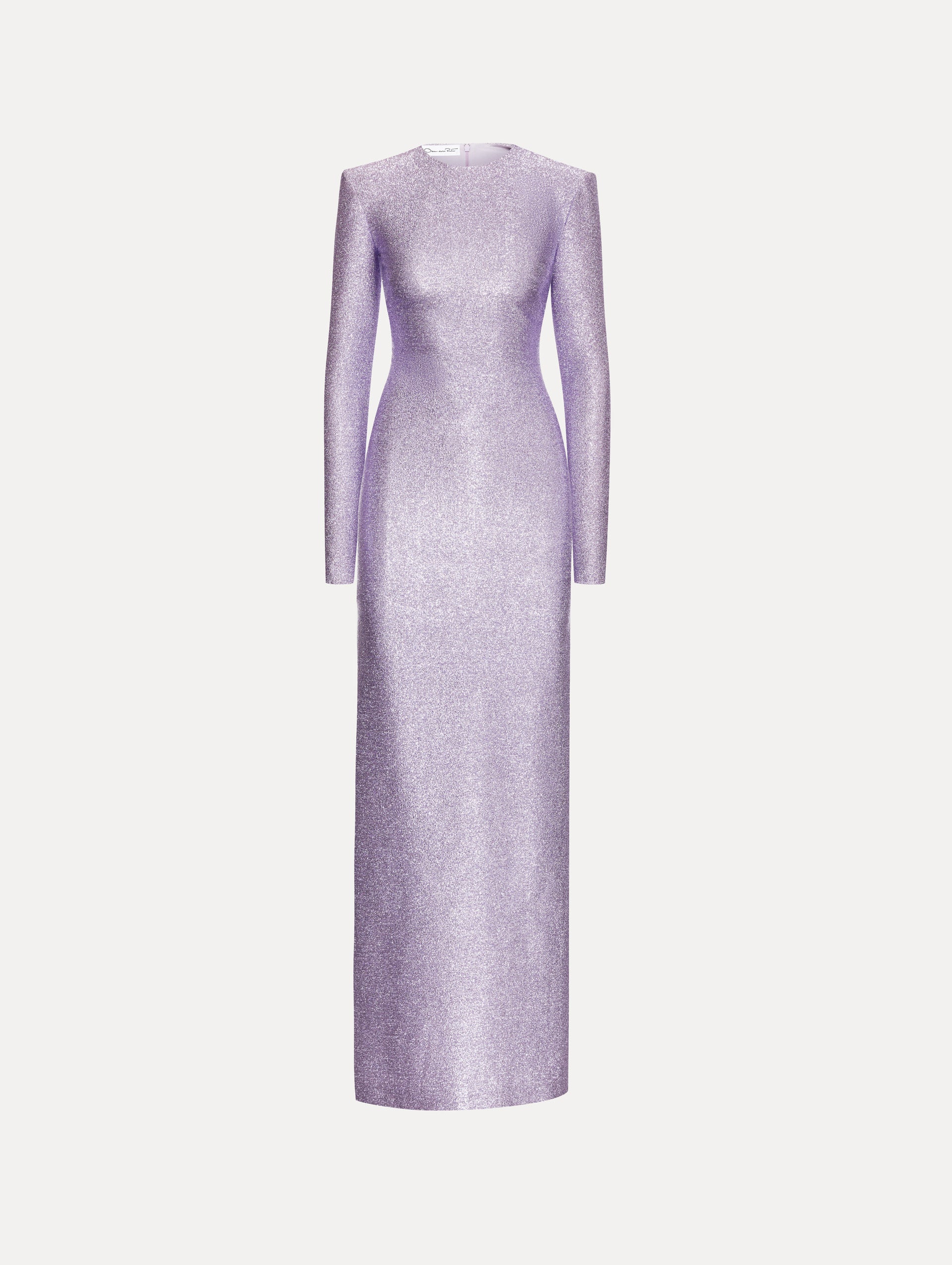 Lamé Column Gown Front View