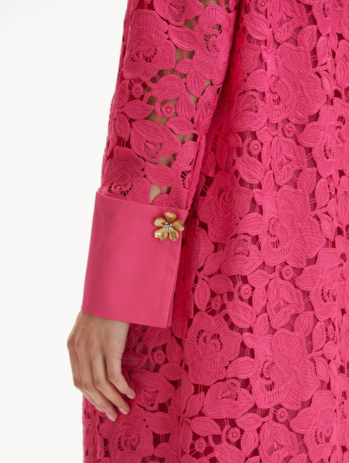 English Rose Guipure Long Sleeve Gown Zoom View