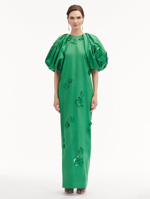 Orchid Cutout Caftan Front View