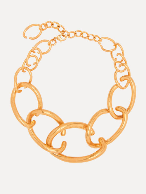 O Chain-Link Necklace Front View