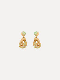 Love Knot Drop Earrings Front View