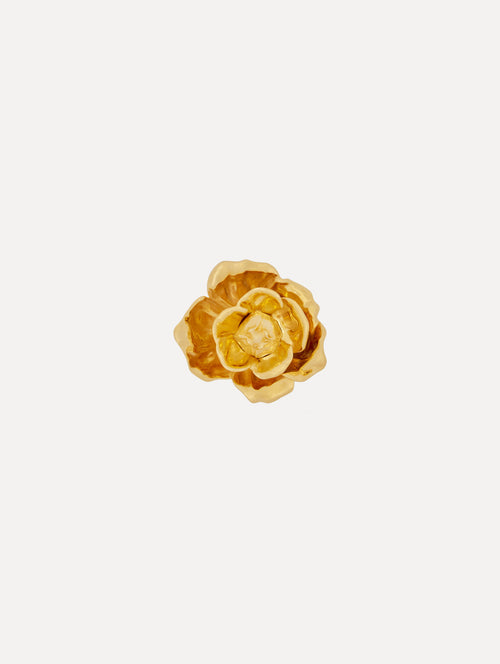 Gardenia Brooch Front View