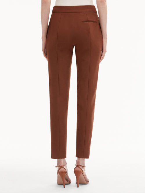 Zip-Front Skinny Pant Back View