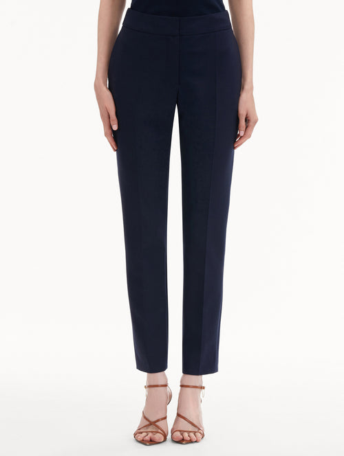 Zip-Front Skinny Pant Front View