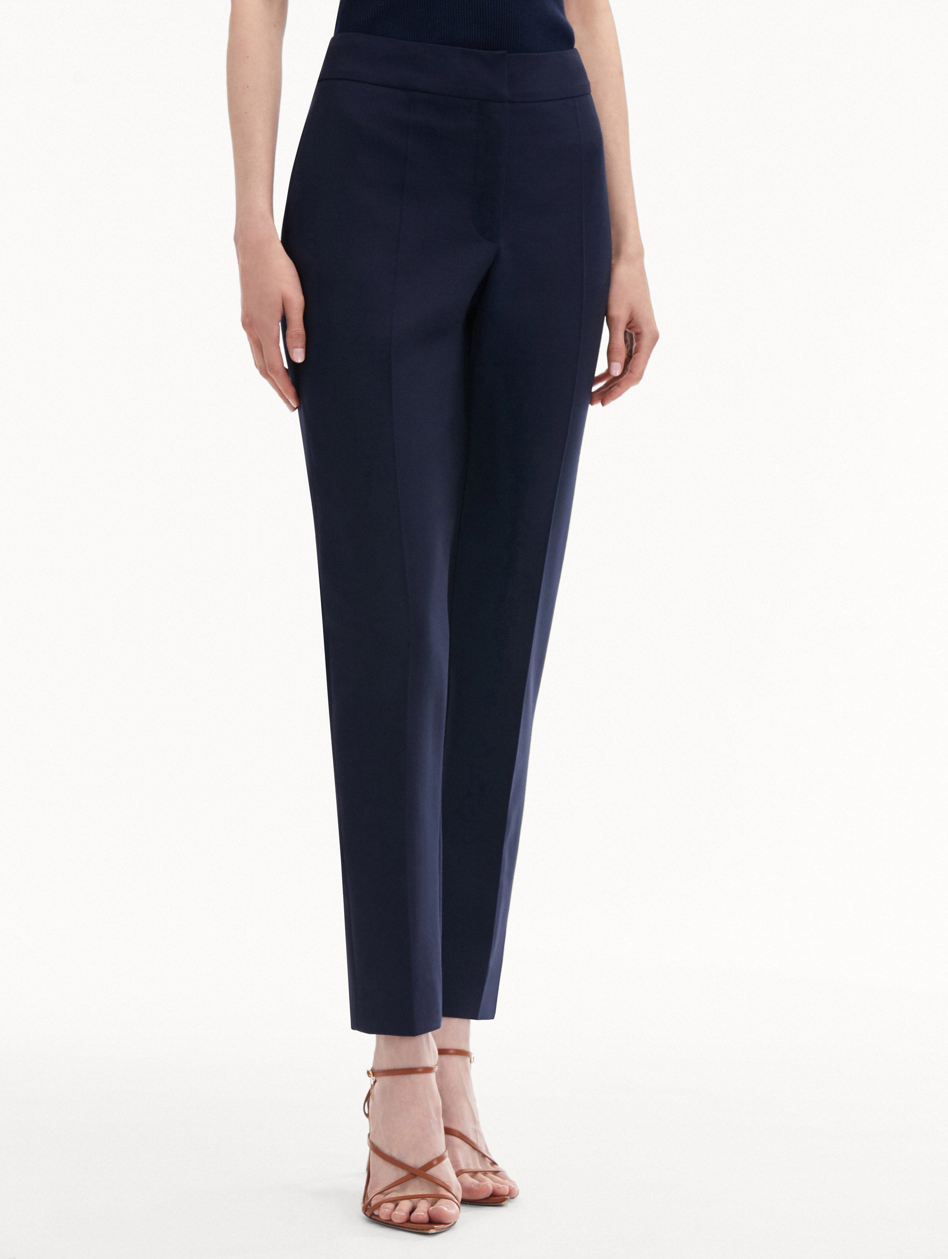 Zip-Front Skinny Pant Side View