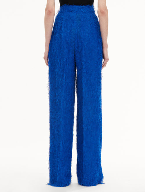 Fringe Fil Coupé Wide Leg Pant
Back View