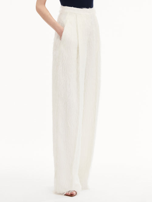 Fringe Fil Coupé Wide Leg Pant
Side View