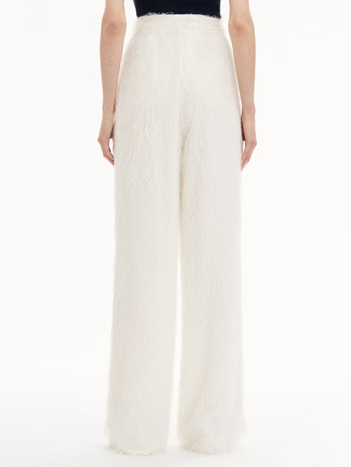 Fringe Fil Coupé Wide Leg Pant
Back View