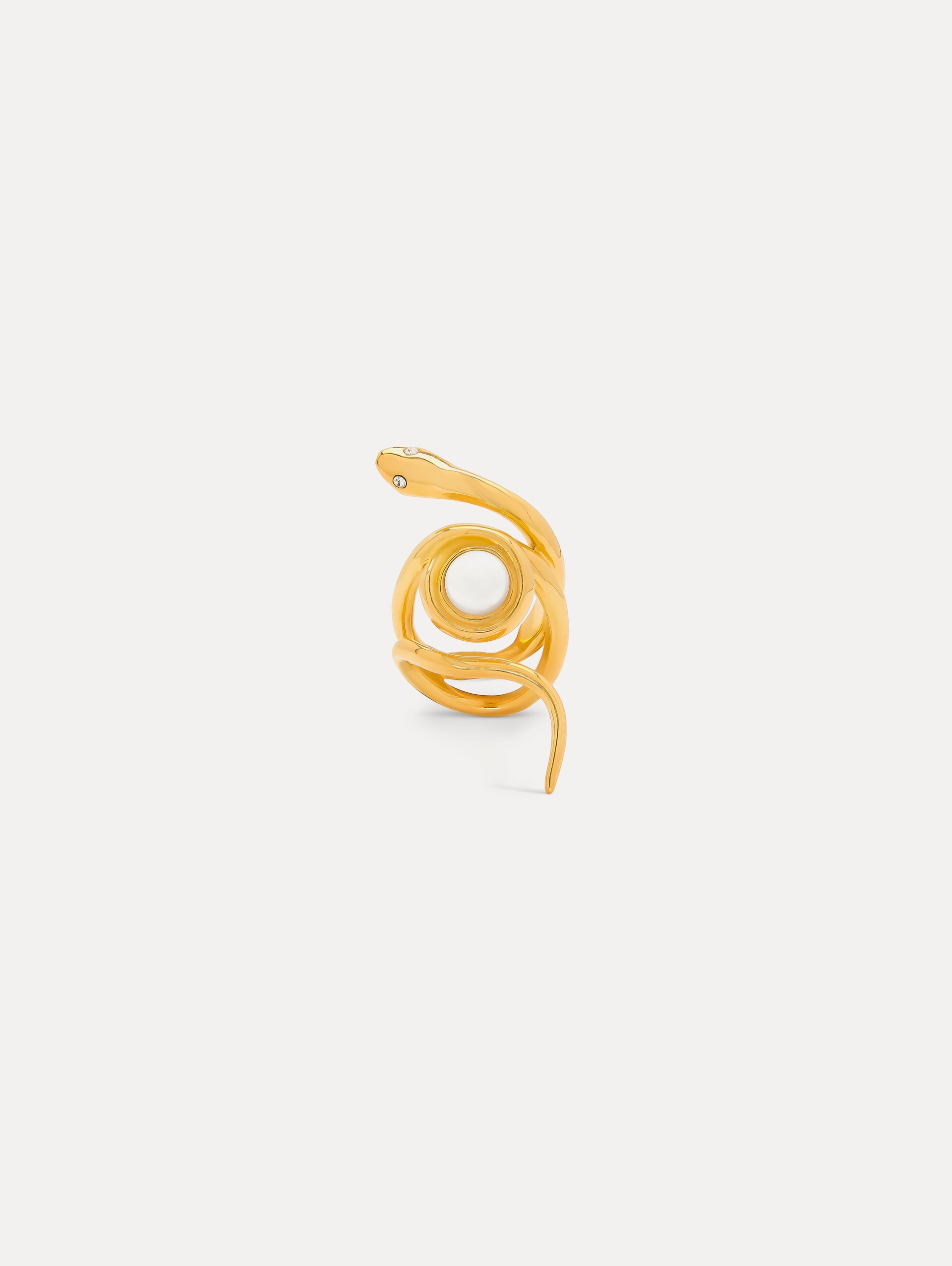 オスカーデラレンタ　ゴールドブローチ(黄L)
