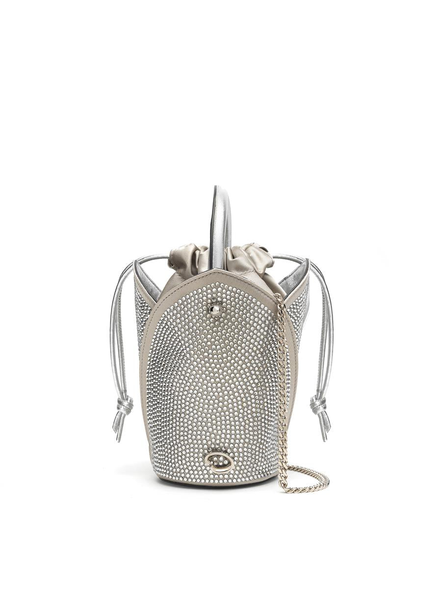 Pavé Crystal Tulipan Nano Bag Side View