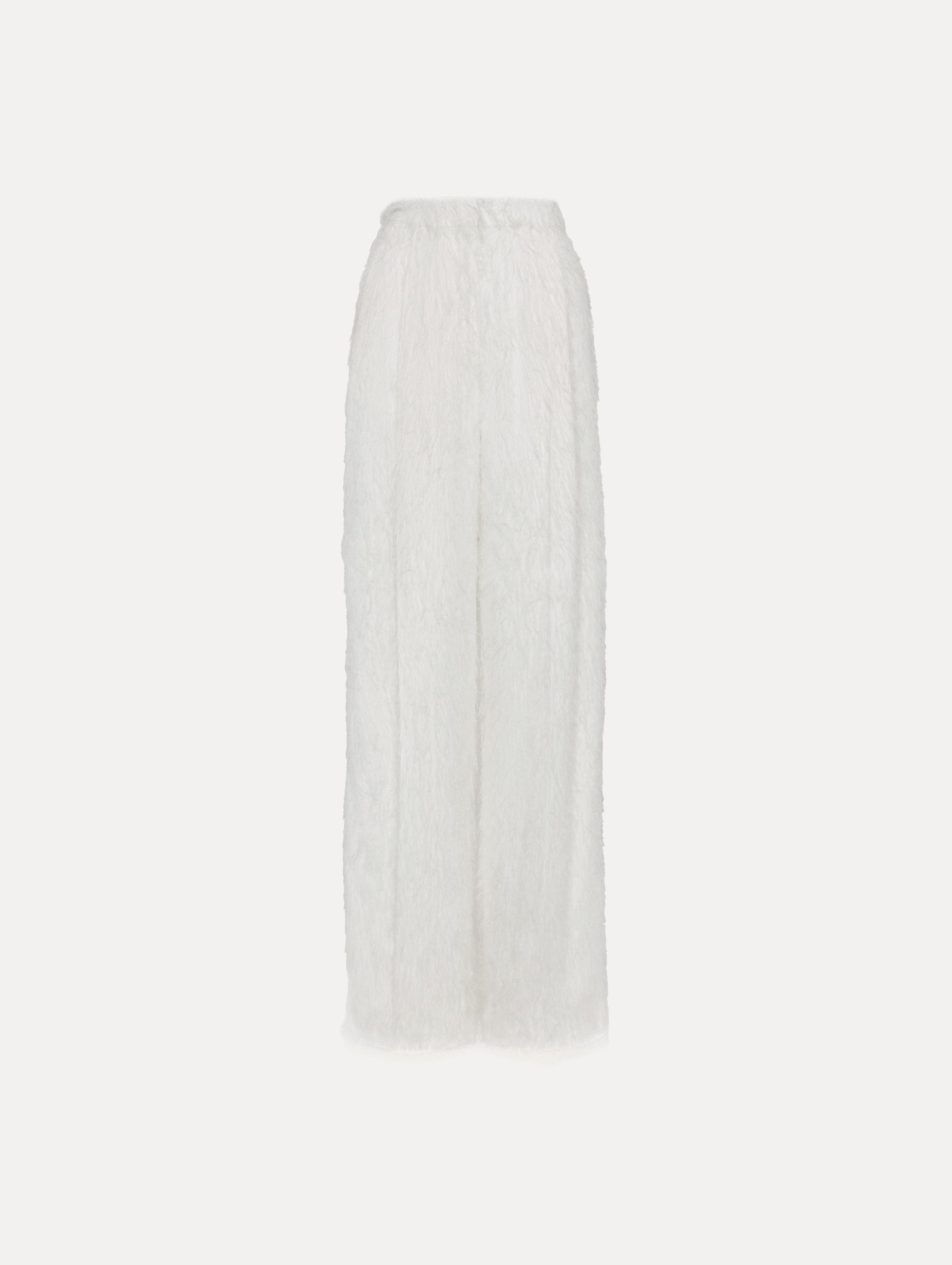 Fringe Fil Coupé Wide Leg Pant Front View